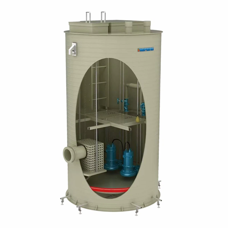 ХДПЕ интегрисана префабрикована пумпна станица